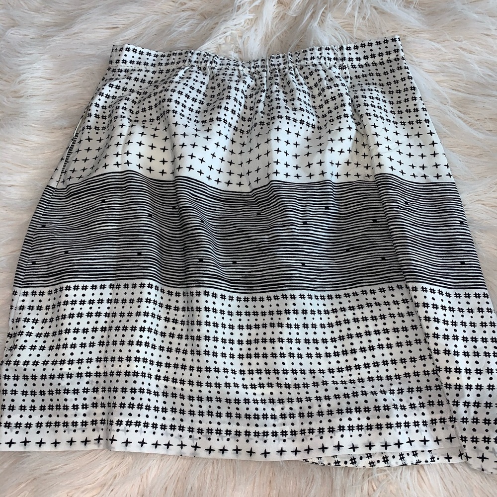 New Madewell women beautiful silk skirt